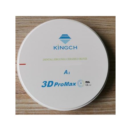 1 Pieza 3D ProMax Zirconia Bloque Laboratorio Dental CAD/CAM Bloque de Cerámica