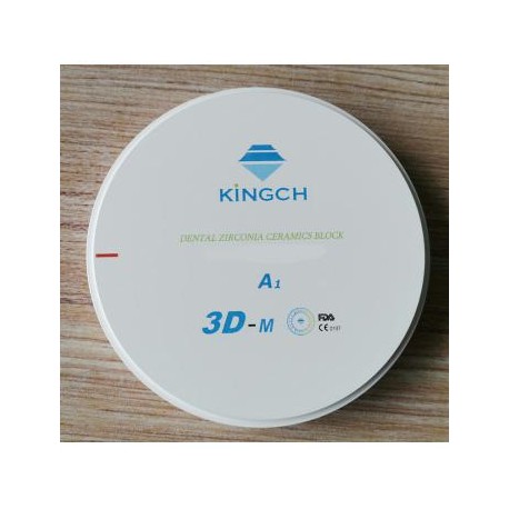 1 Unidad Bloque de zirconia multicapa de laboratorio Dental 3D, bloque de cerámica CAD/CAM