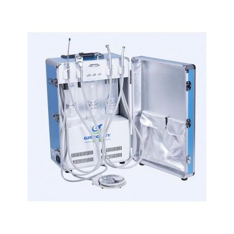 Greeloy® Dental Portátil Turbina Unit Con Compresor de Aire Suction GU-P204