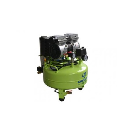 Greeloy® Mini Compresor de Aire para Libres de Aceite Odontologos Con Drier GA-61Y