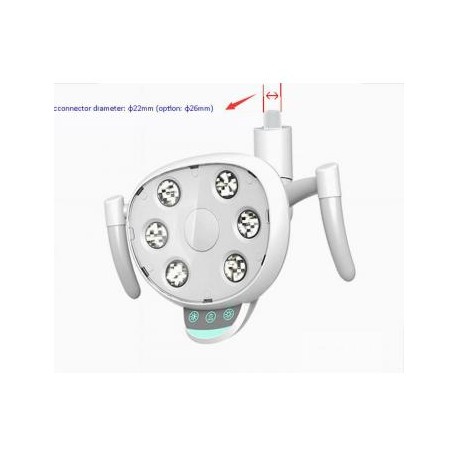 YUSENDENT Lámparas en Odontologia Oral Luz LED para unidad dental 22mm / 26mm CX249-23