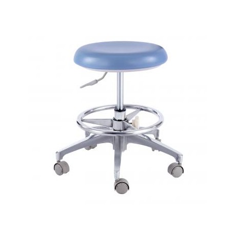 Taburetes dentista de ocio móvil ajustable médico silla taburete PU Cuero QTY-DGC