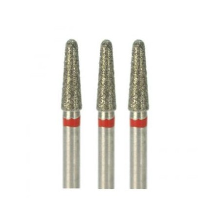 100 Pcs 1.6mm Fresas de diamante odontologia para perforación FG CR-11F