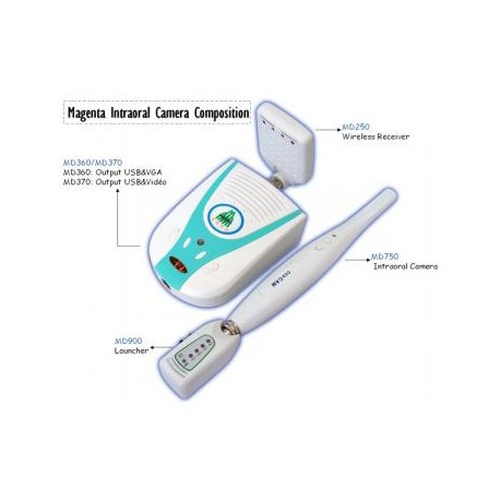 Magenta® Inalambrica Dental Cámara intraoral MD750+MD370+MD900+MD250 USB&VIDEO