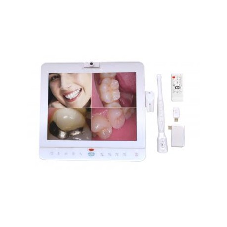 Sistema Intra Oral Inalámbrico Inalámbrico para Monitor de Cámara de 15 Pulgadas + Soporte para LCD MD1500