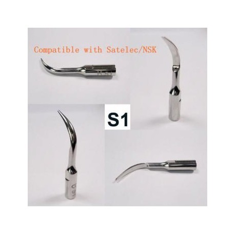 3Pcs Baola® Puntas Dentales Para Ultrasonido S1 Compatible Con Satelec/NSK